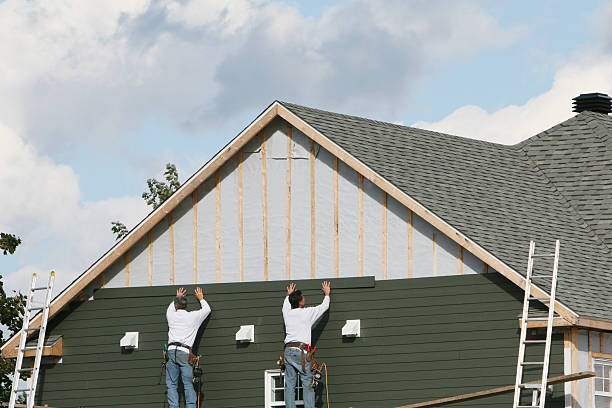 Professional Storm Damage Siding Repair technician working in Litchfield, MN